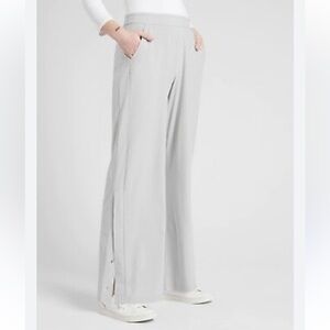 Athleta Gray Wide Leg Pants